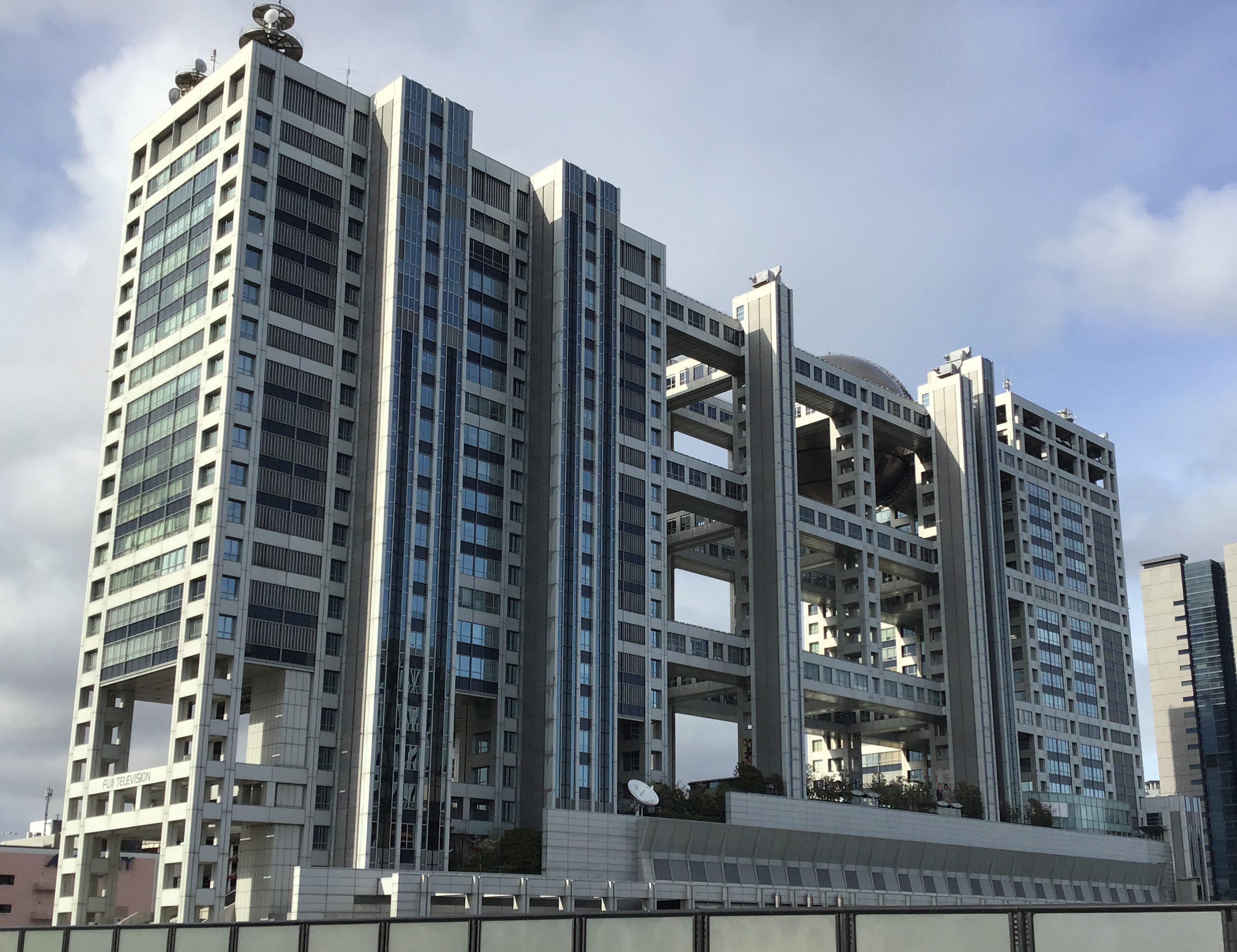 Television building near Diver City